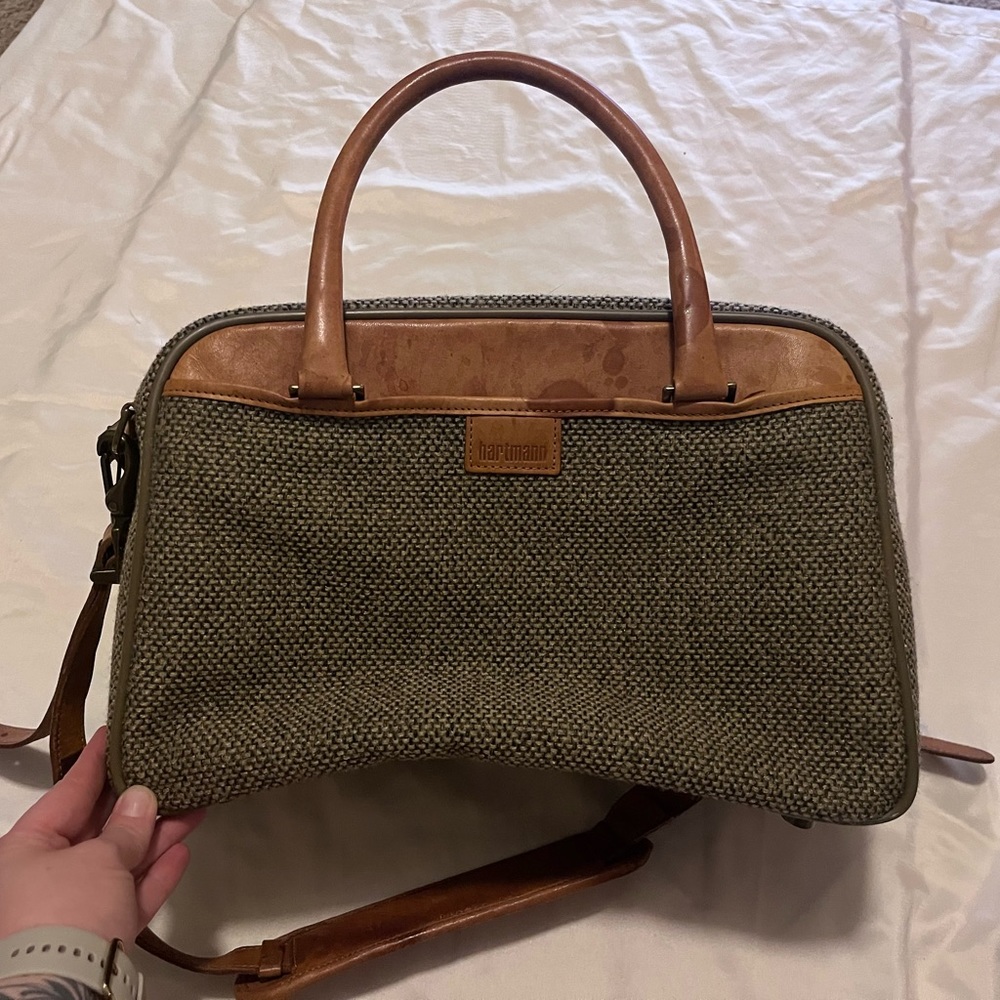 Vintage Hartmann Tweed Tote